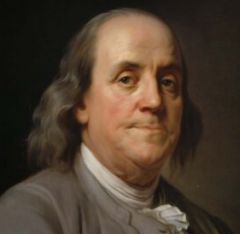 Painting of Benjamin Franklin